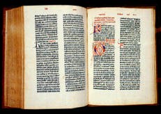 Библия первопечатника Гутенберга