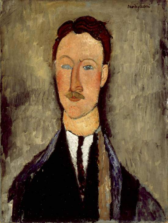 Амедео Модильяни (1884-1920). 'Портрет Леопольда Сурвагена'