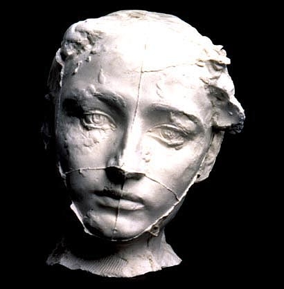 Роден. Голова женщины, 1898