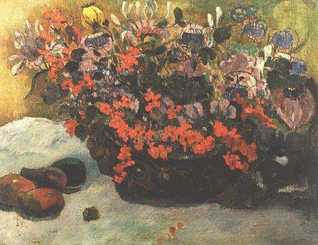 Поль Гоген 'Букет цветов' (1897)