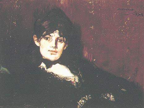 Эдуард Мане 'Портрет Берты Моризо' (1873)