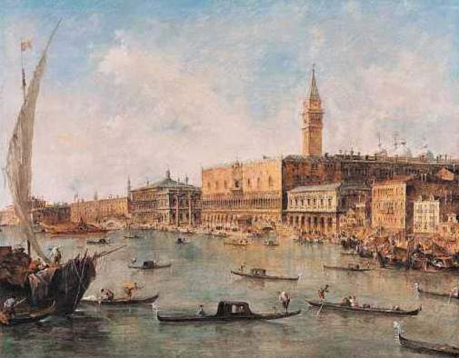 Франческо Гварди.'Венеция. Дворец Дожей'