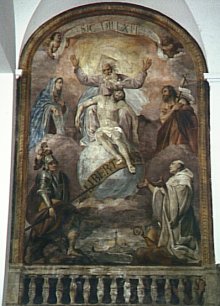 Доменико Фиазелла. Бог-Отец и мертвый Христос