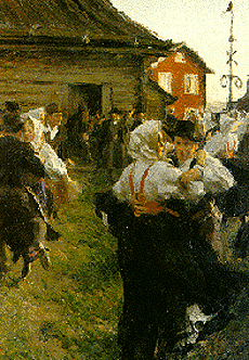 Андерс Цорн. 'Пляски в Иванов день' (1897)