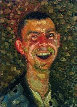 Герстль. Смеющийся автопортрет. 1907