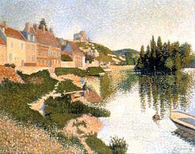 Поль Синьяк. 'Анделис. Берег', 1886, масло