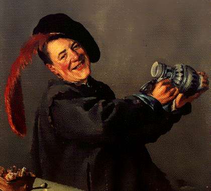 Д. Лейстер. 'Веселый пьяница' 1629