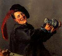 Джудит Лейстер. 'Веселый пьяница' 1629