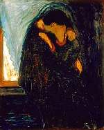 Эдвард Мунк. 'Поцелуй', 1897