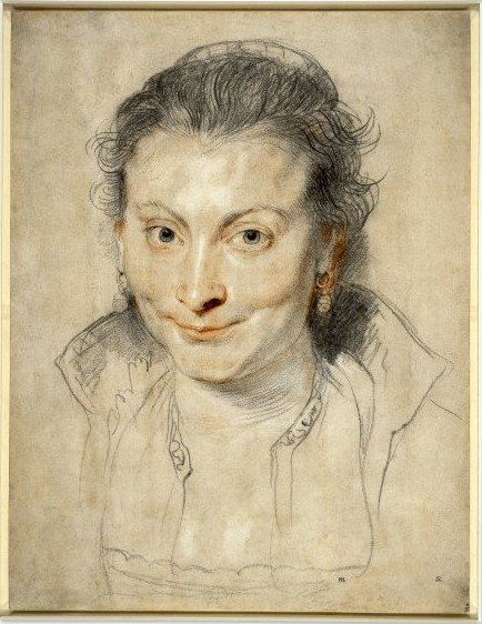 Рубенс. Портрет Изабеллы Брант. (около 1621 г.)