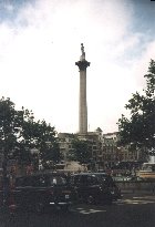 Трафальгарская площадь и колонна адмирала Нельсона